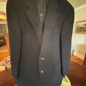 Camel Hair Vintage Black Sport Coat